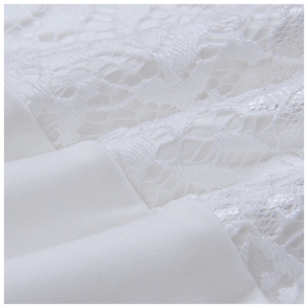 🆕 Romantic White Lace Dress - Picture 7 of 7